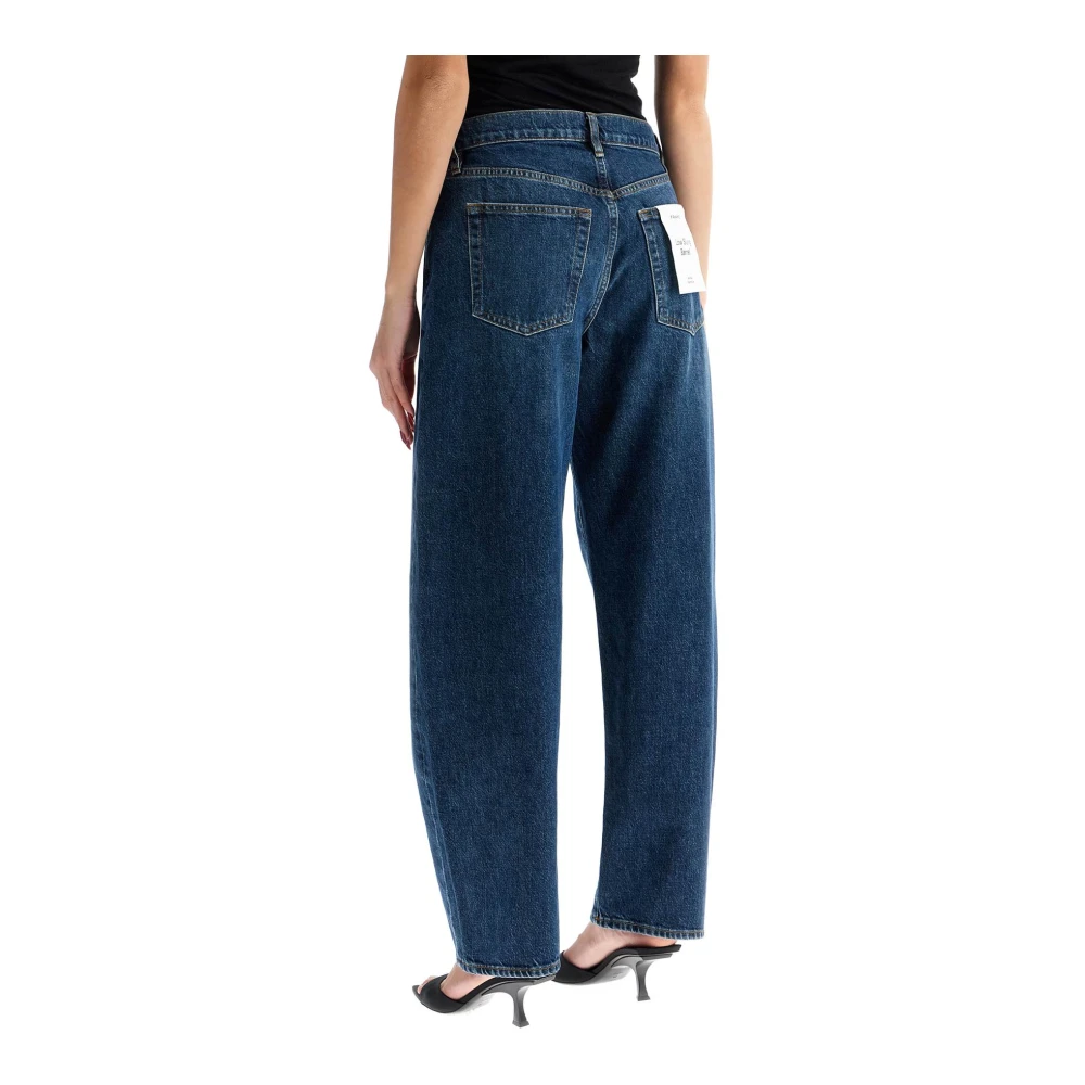 Frame Barrel Cut Denim Jeans Blue Dames