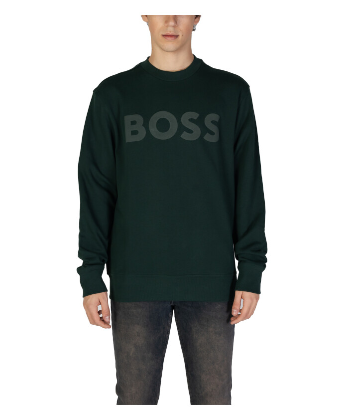 sweatshirt-en-coton-vert-avec-logo