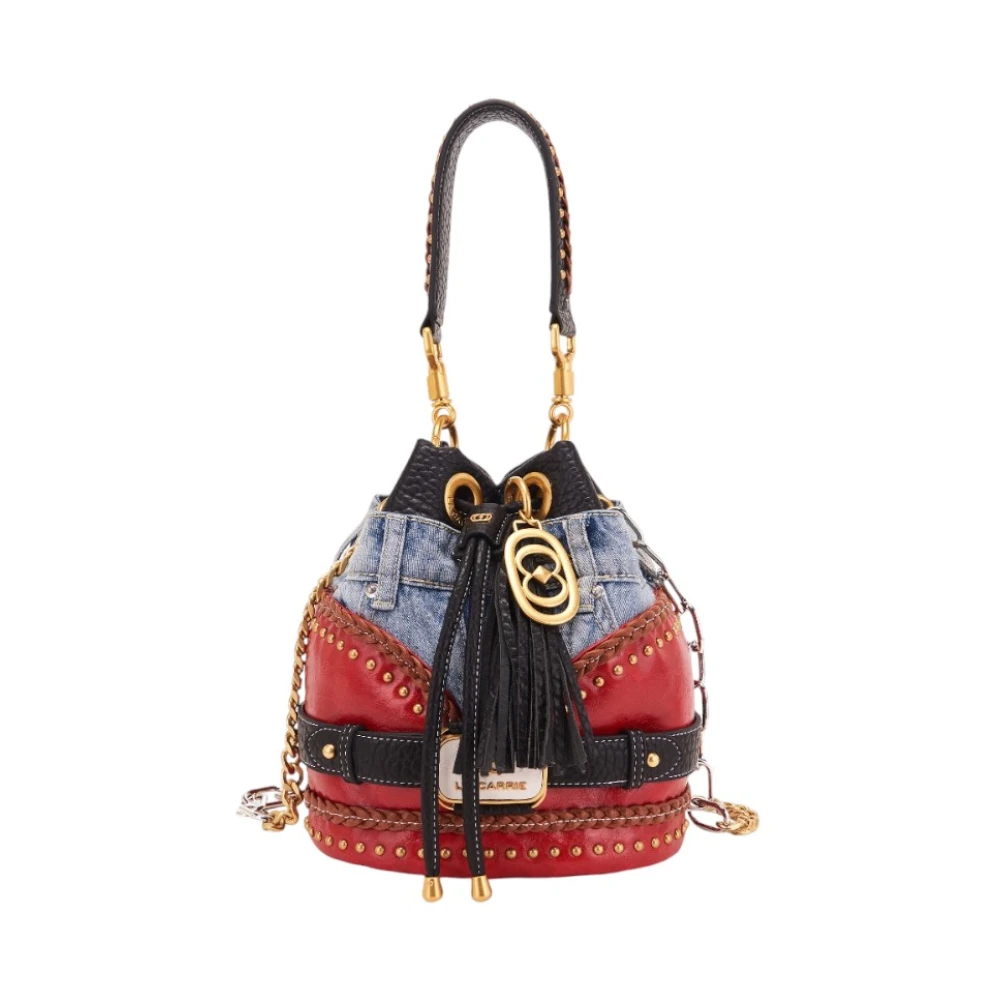 La Carrie Stijlvolle Leren Tas Multicolor Dames
