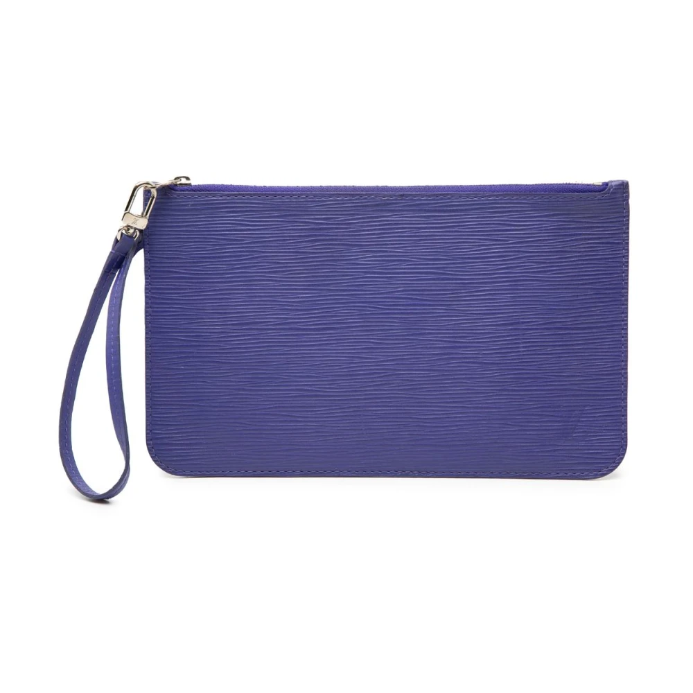 Louis Vuitton Vintage Women's Purple Pre-Owned Pouch With Wristlet