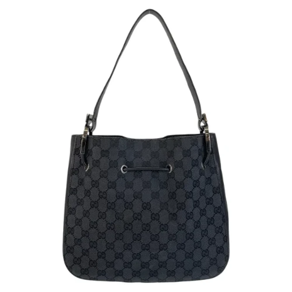 Gucci Vintage Pre-owned Canvas gucci-bags Black Dames