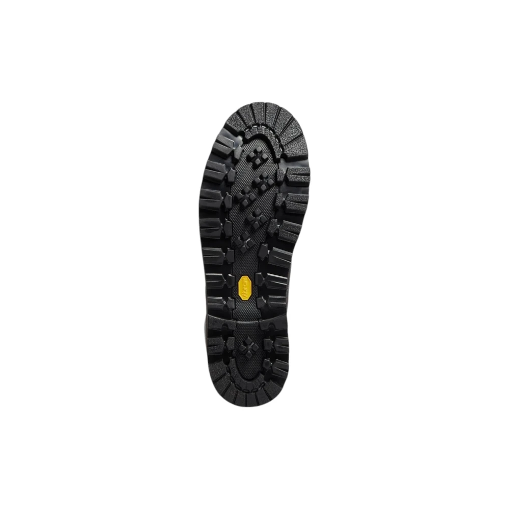 Moncler Zwarte leren wandelschoenen Black Heren