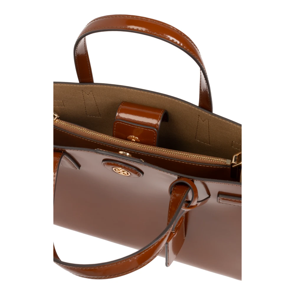TORY BURCH Handtas Robinson Klein Brown Dames