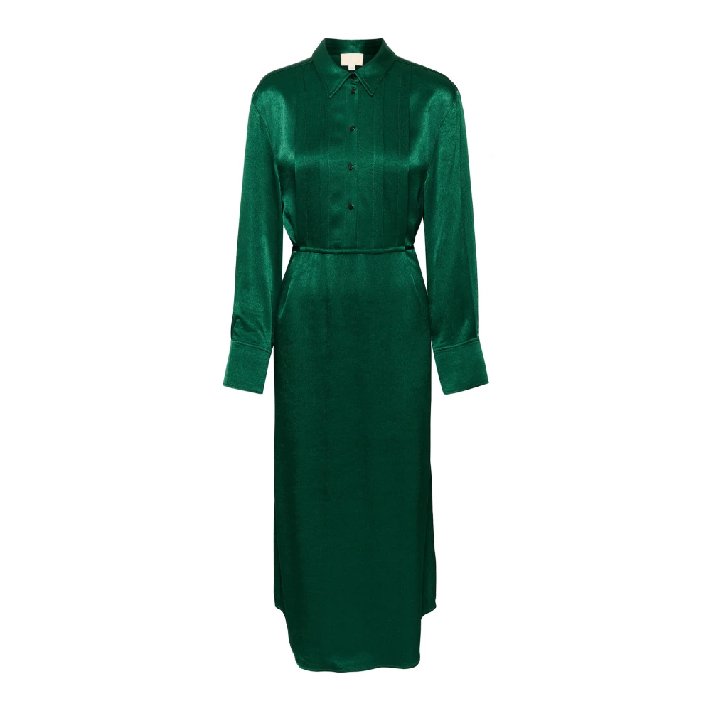 Soaked in Luxury Slevaline Shirt Dress Green Dames