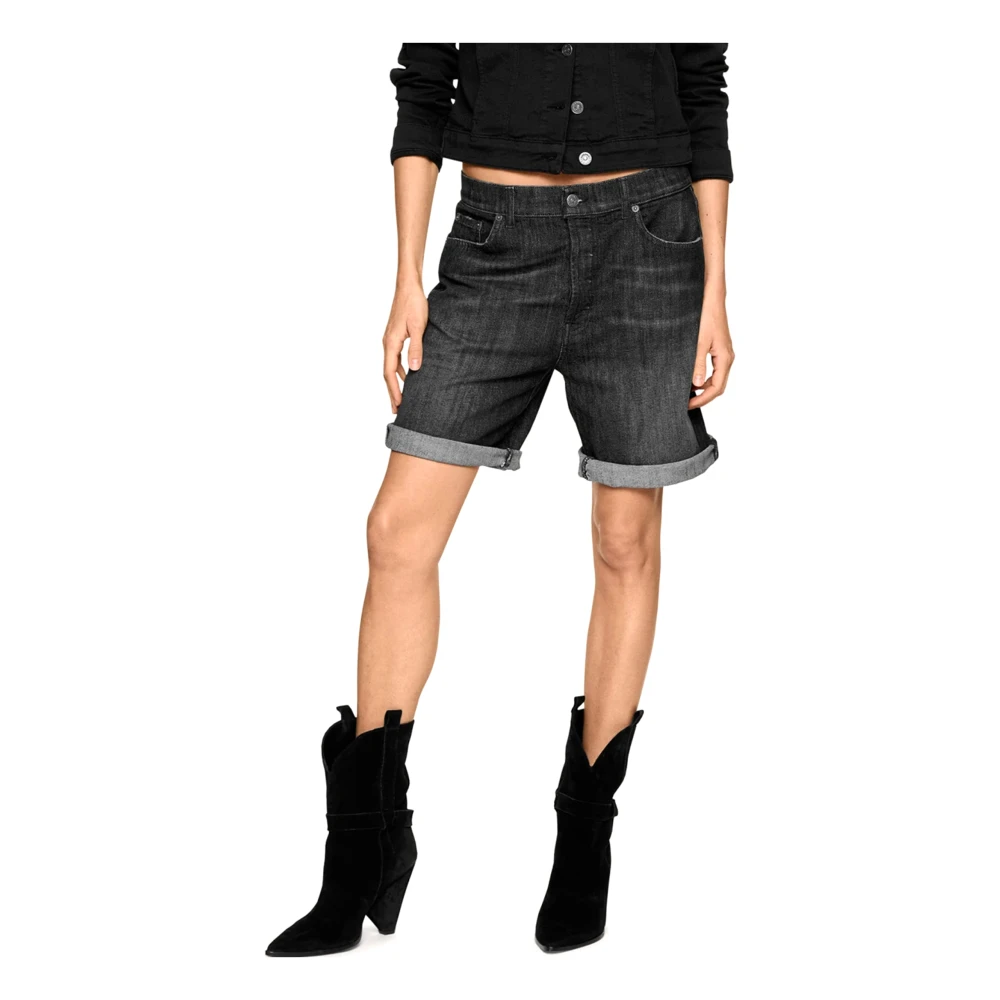 Dondup Bermuda Shorts voor Mannen Black Dames