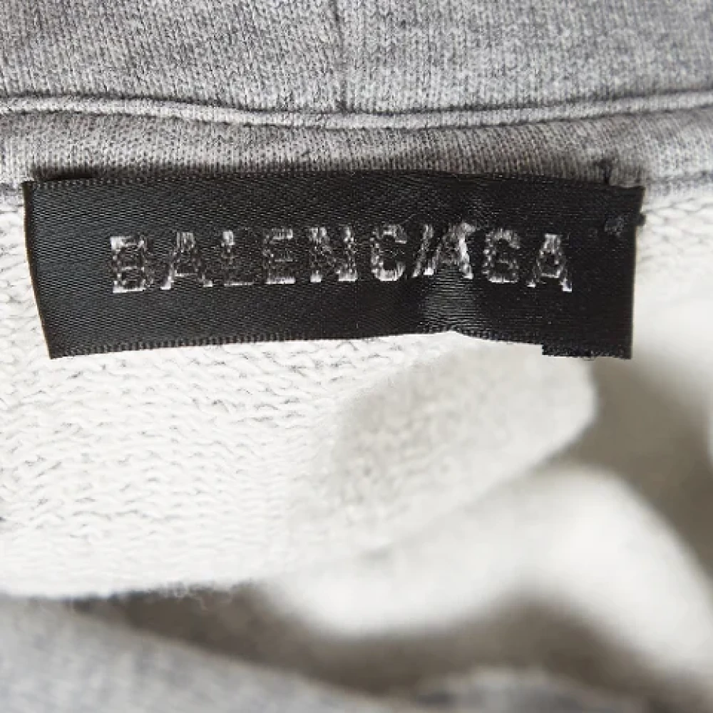 Balenciaga Vintage Pre-owned Cotton tops Gray Heren