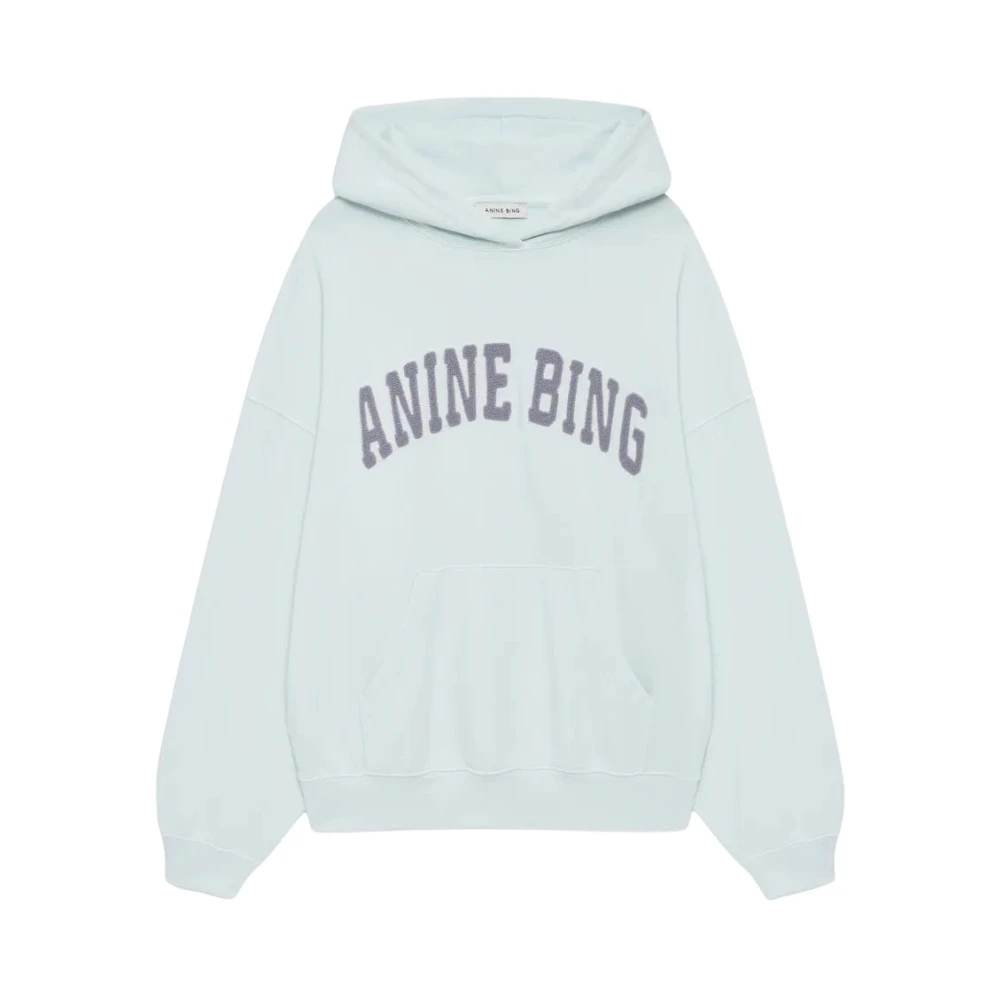 Anine Bing Women's Blue Hoodies, Xs, Harvey Hoodie