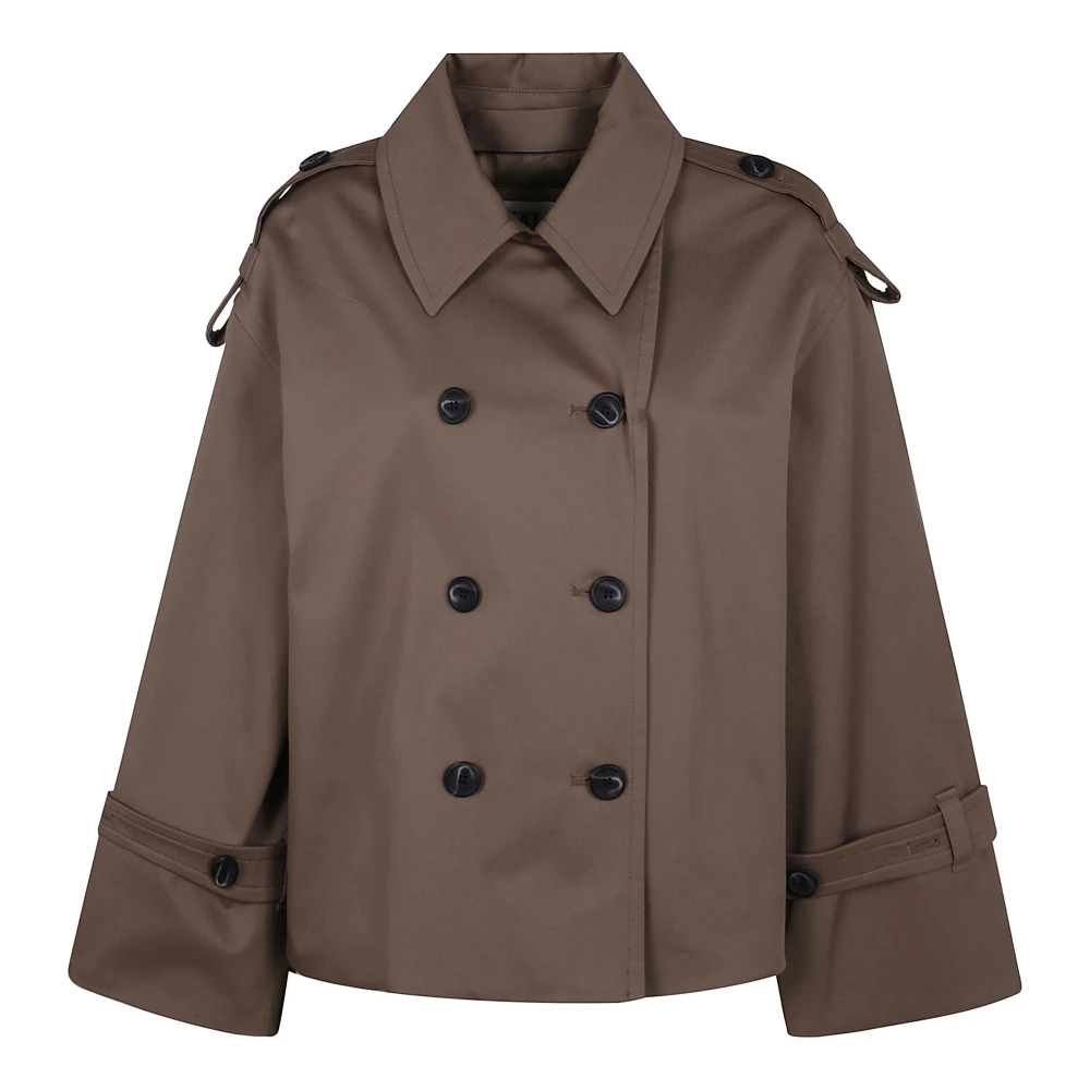 By Malene Birger Elegant Peacoat för Kvinnor Brown, Dam