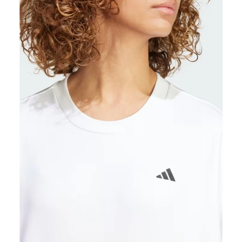 Adidas Dames Essentials Small Logo Sweatshirt White Dames