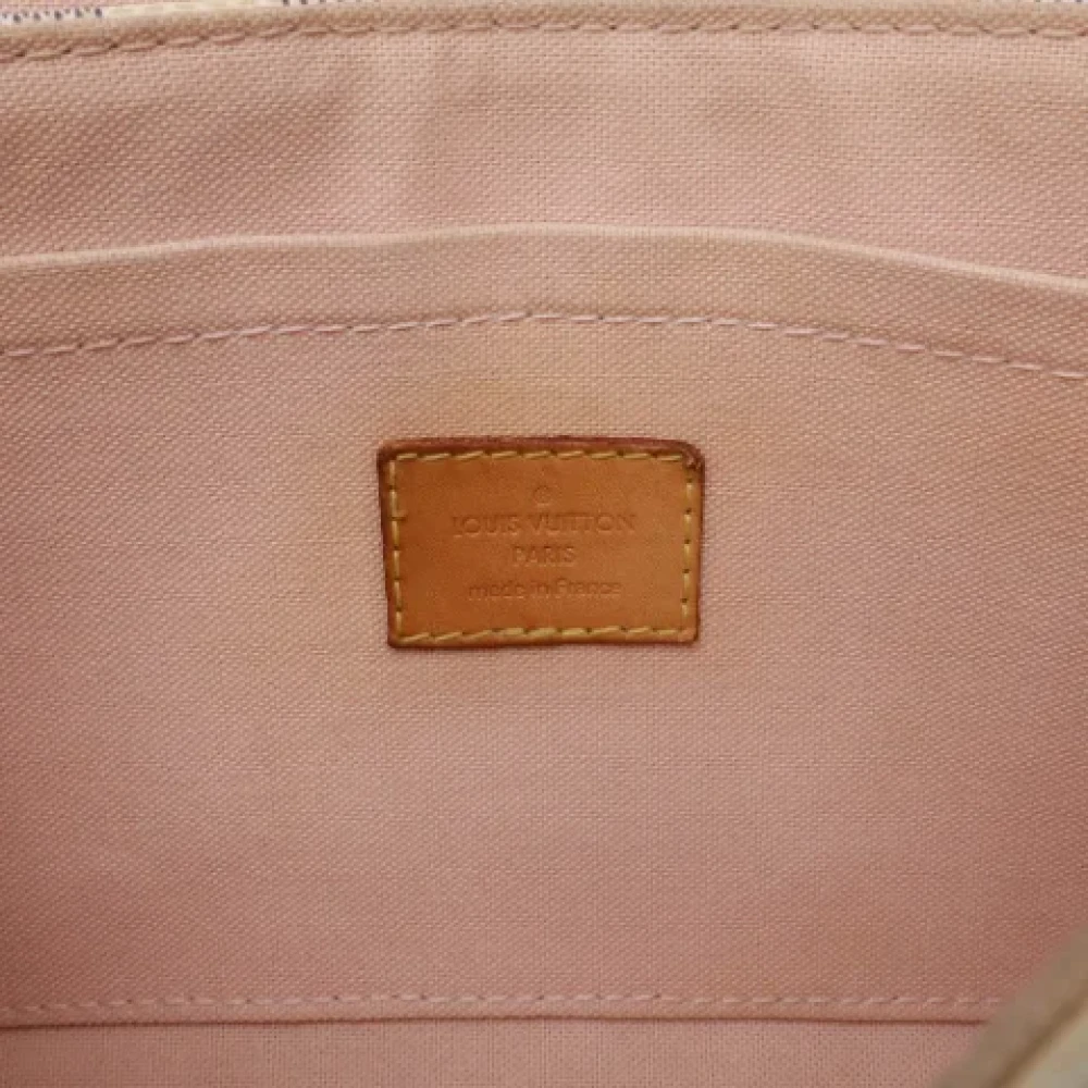 Louis Vuitton Vintage Pre-owned Plastic handbags Beige Dames