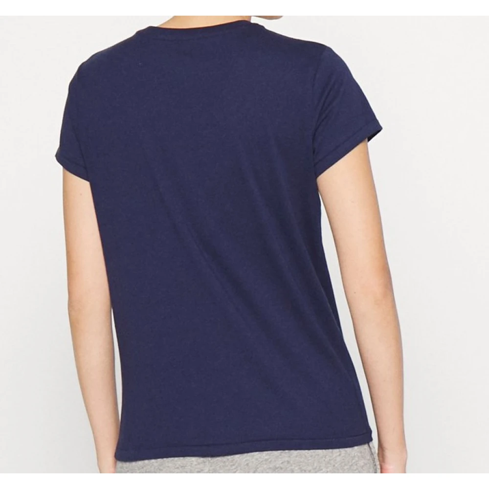 Polo Ralph Lauren Klassiek Ronde Hals T-shirt Blue Dames