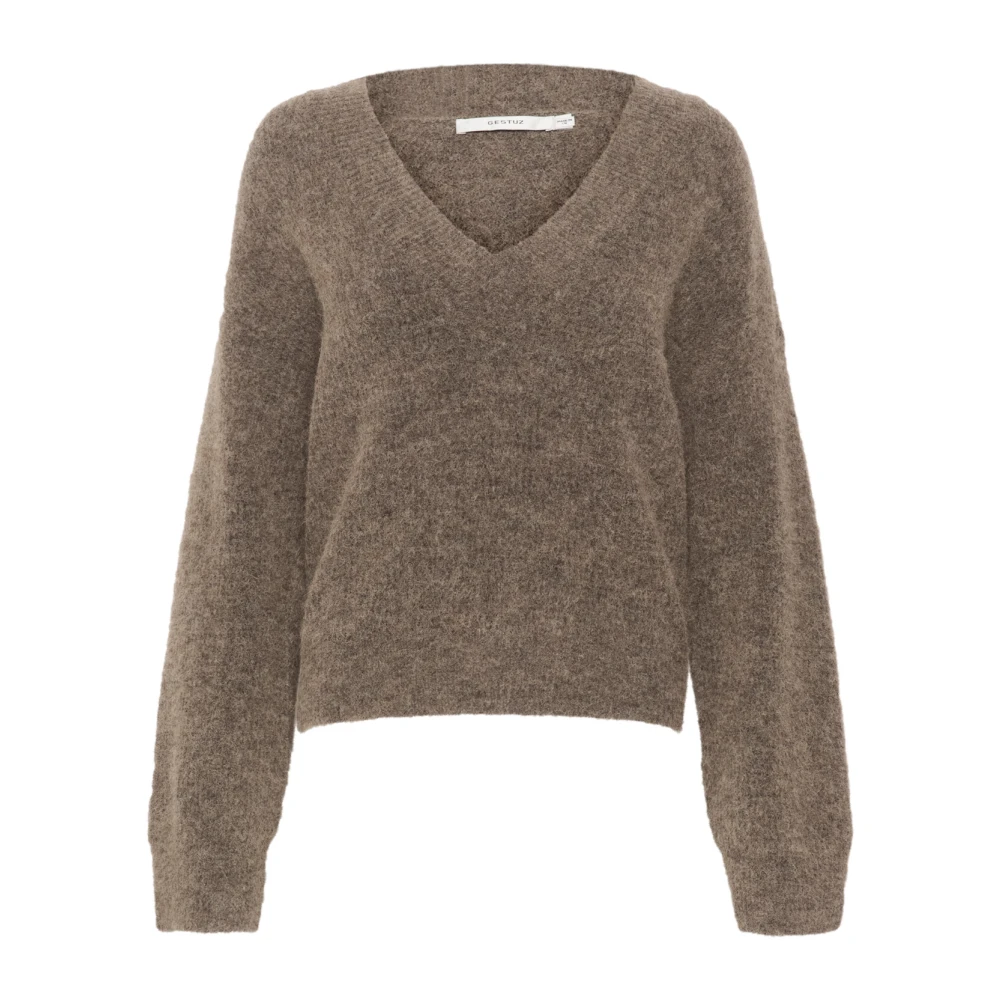 Knitwear > V-neck Knitwear - - Gestuz - Modalova