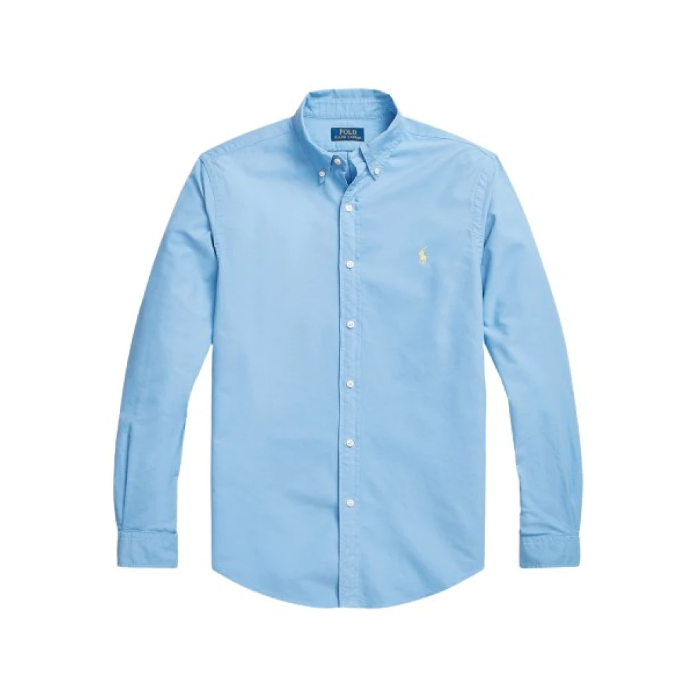Polo Ralph Lauren Custom Oxford Overhemd Blue Heren