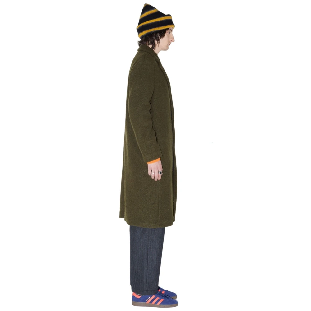 Amish Groene wollen jas Green Heren