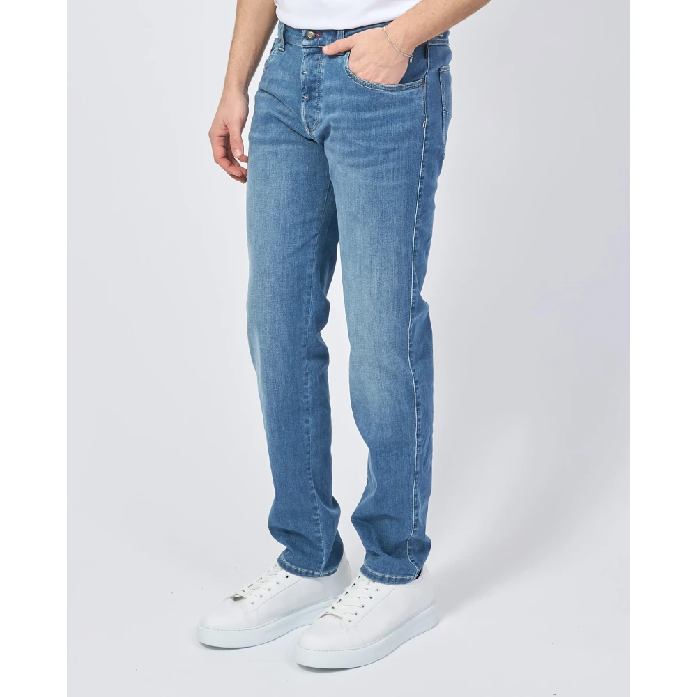 Bugatti Blauwe Denim Regular Fit Jeans Blue Heren