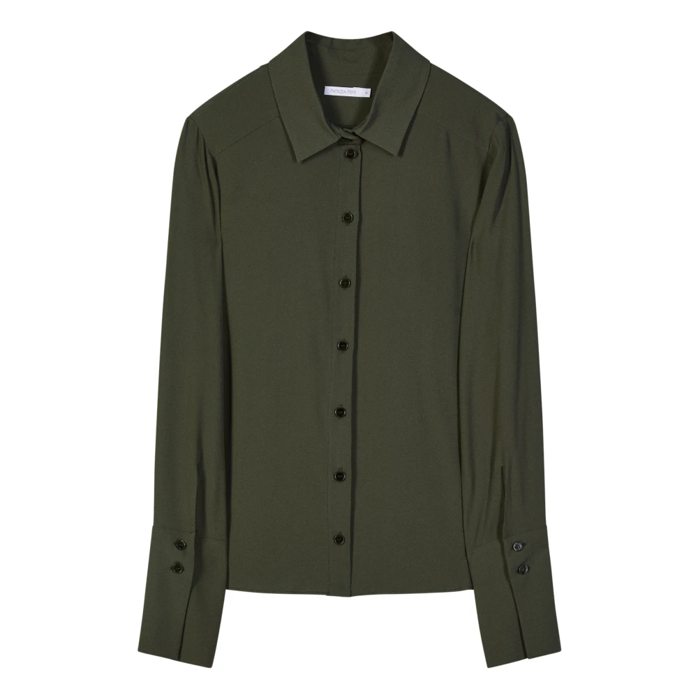 Patrizia Pepe Donna Verde - Camicie - Blouses & Shirts - M - Immagine 3
