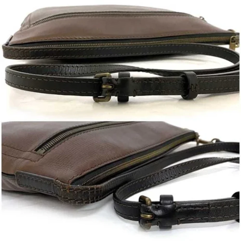 Louis Vuitton Vintage Pre-owned Leather shoulder-bags Brown Heren