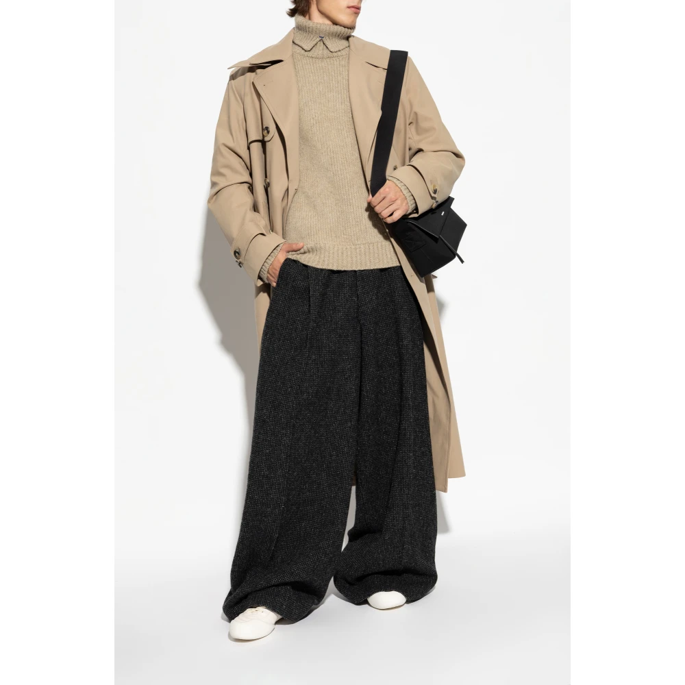 Burberry Wollen Turtleneck Beige Heren