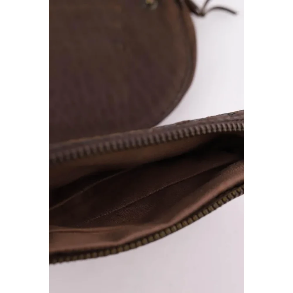 Jérôme Dreyfuss Pre-owned Canvas shoulder-bags Brown Dames