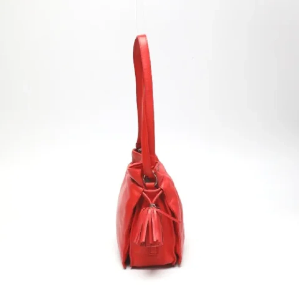 Loewe Pre-owned Leather shoulder-bags Red Dames