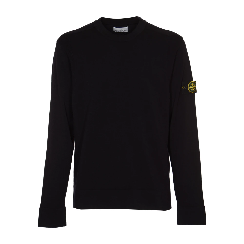 Stone Island Blauwe Sweaters Maglia RWS Blue Heren