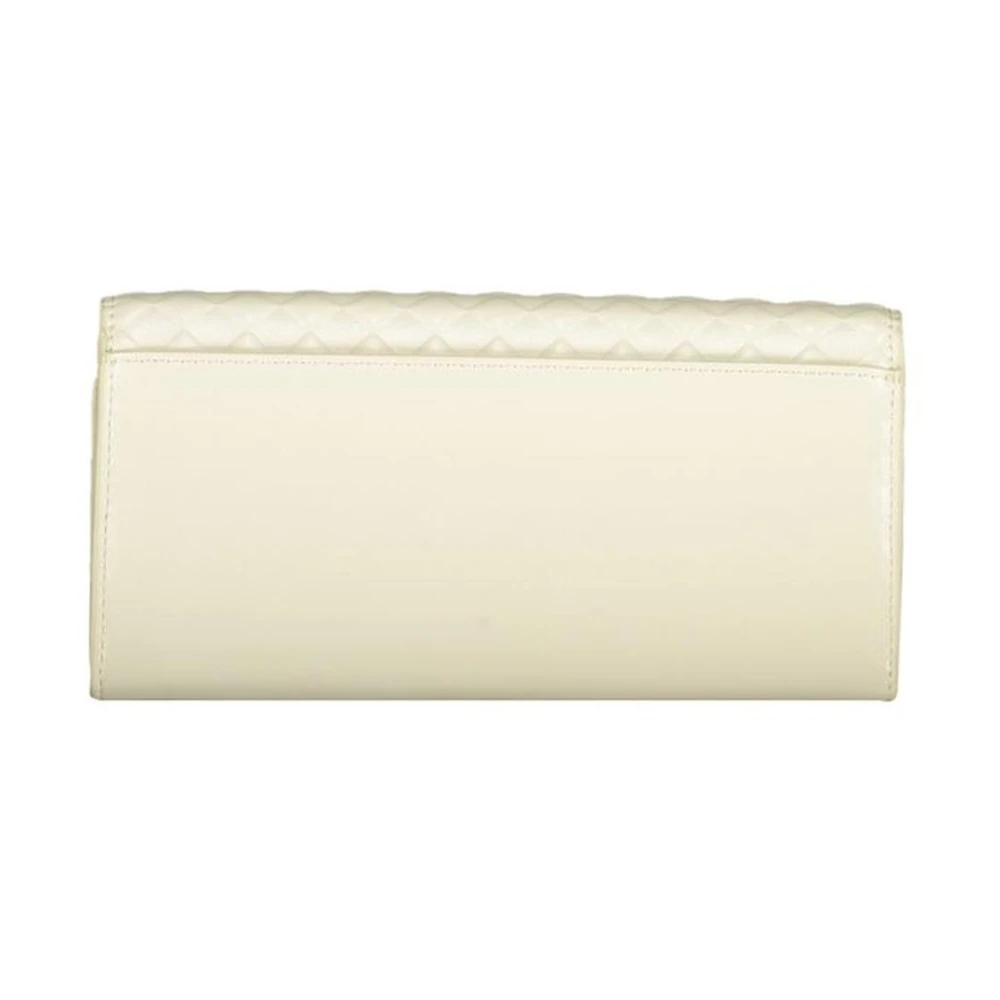 Calvin Klein Rfid Blok Beige Portemonnee met Meerdere Compartimenten Beige Dames