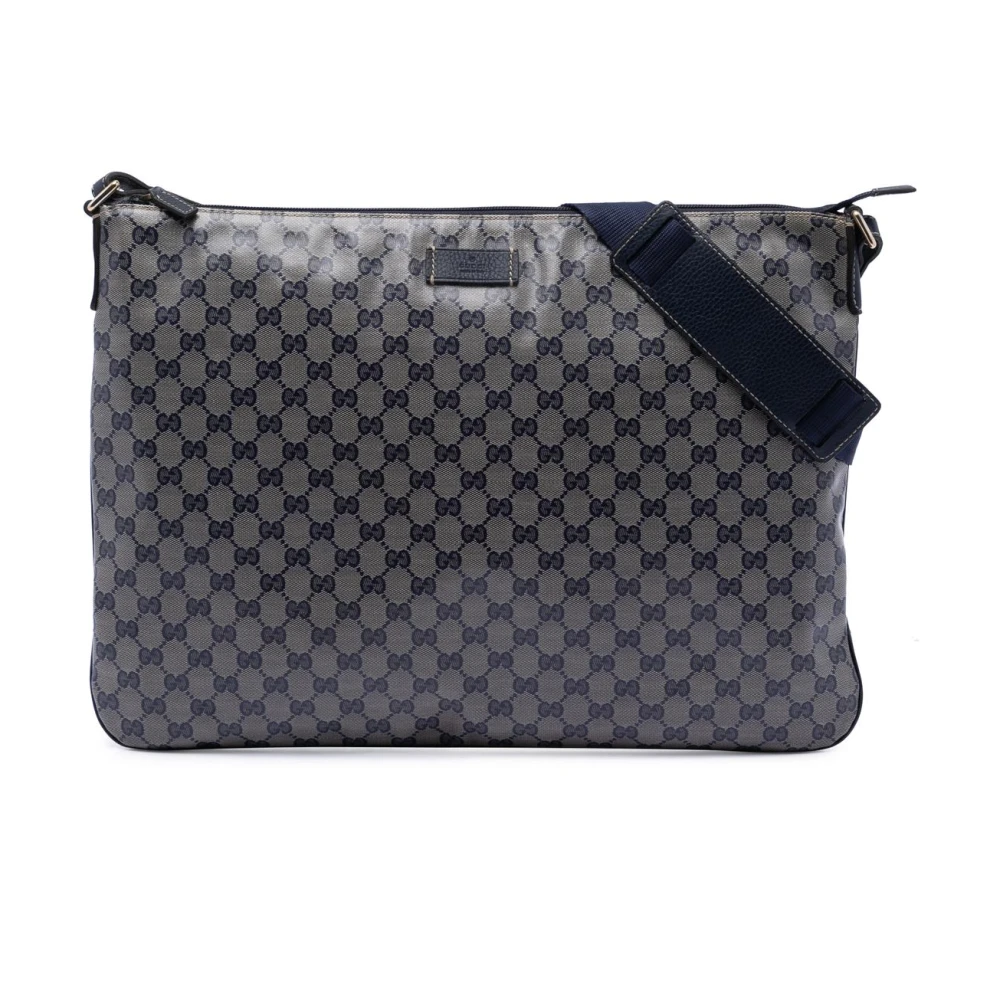 Gucci Vintage Women's Brown Pre-Owned Vintage Gg Monogram Crossbody Bag