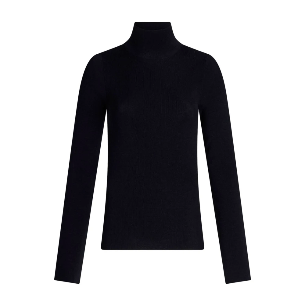 ETRO Blauwe Gebreide Trui Blue Dames
