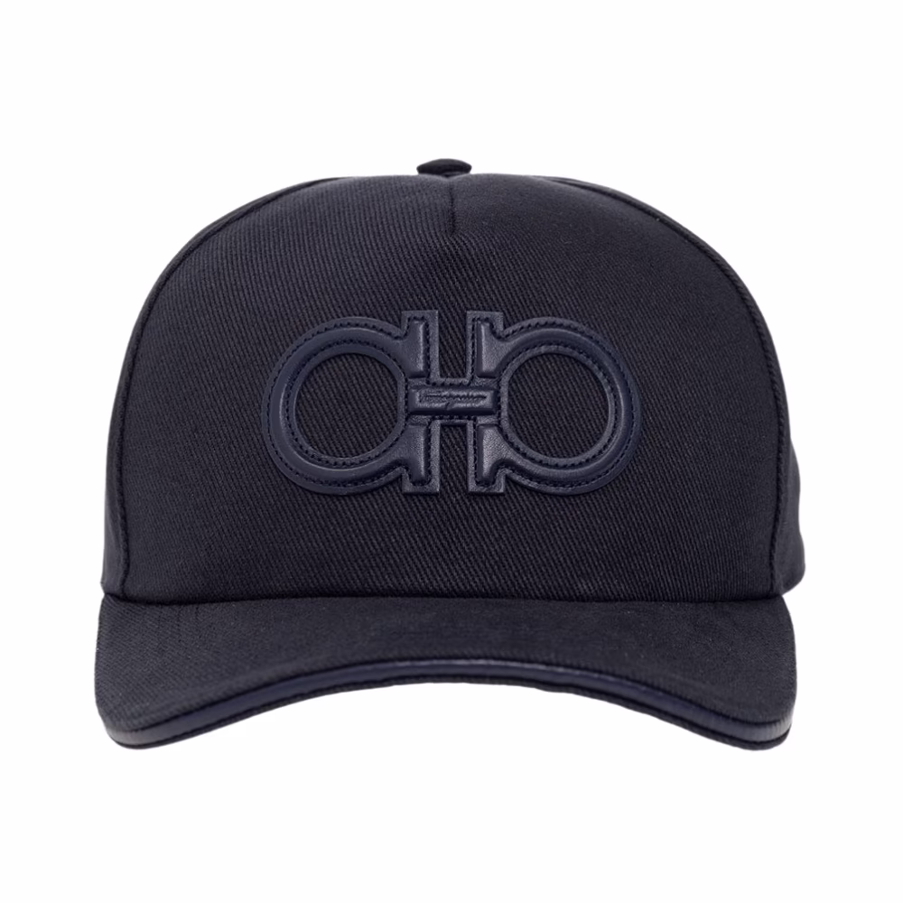 Marineblaue Gancini Patch Baseballkappe