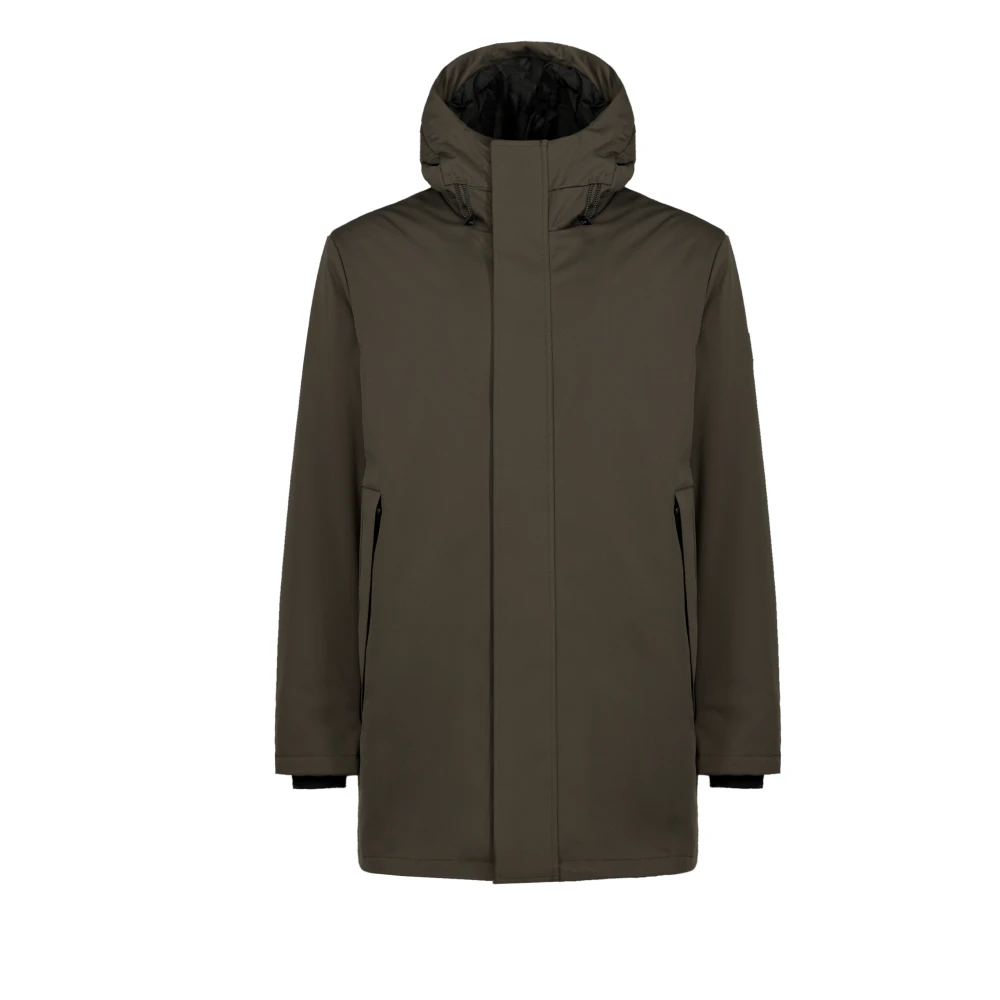 People of Shibuya Tech Hooded Jacket met Primaloft-isolatie Green Heren