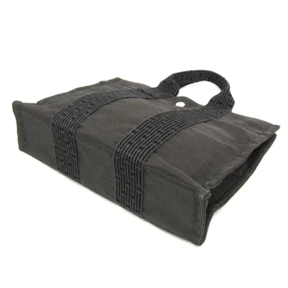Hermès Vintage Pre-owned Fabric totes Black Dames