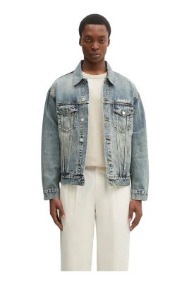 Distressed 13Oz Denim Trucker Jacket