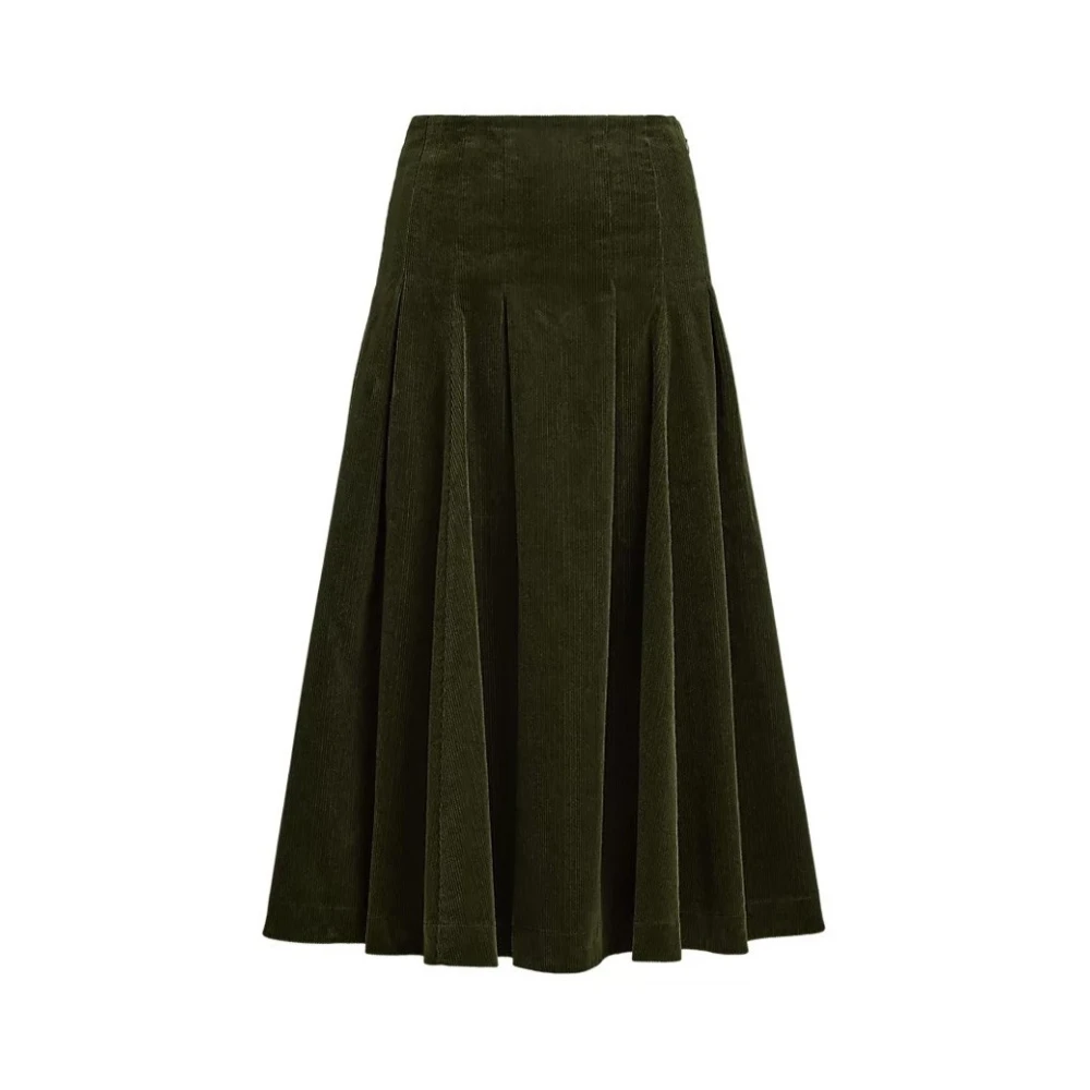 Polo Ralph Lauren Women's Green Midi Skirt
