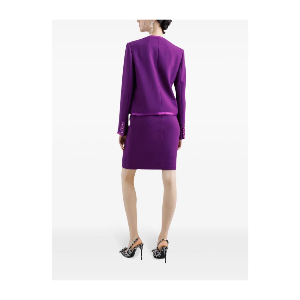 Dolce & Gabbana Paarse Stijlvolle Rokken Purple Dames