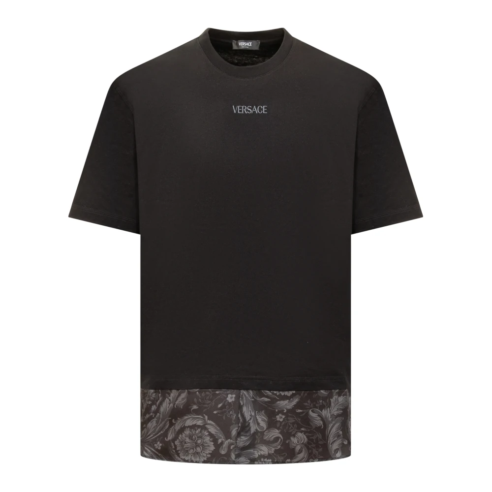 Versace Stijlvolle T-shirts Black Heren