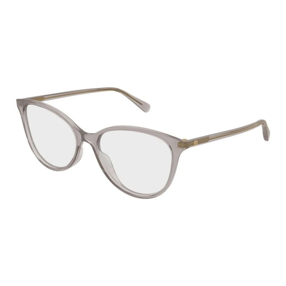 Gucci Gray Glasses, Female, 54 Mm, Cat Eye Frame