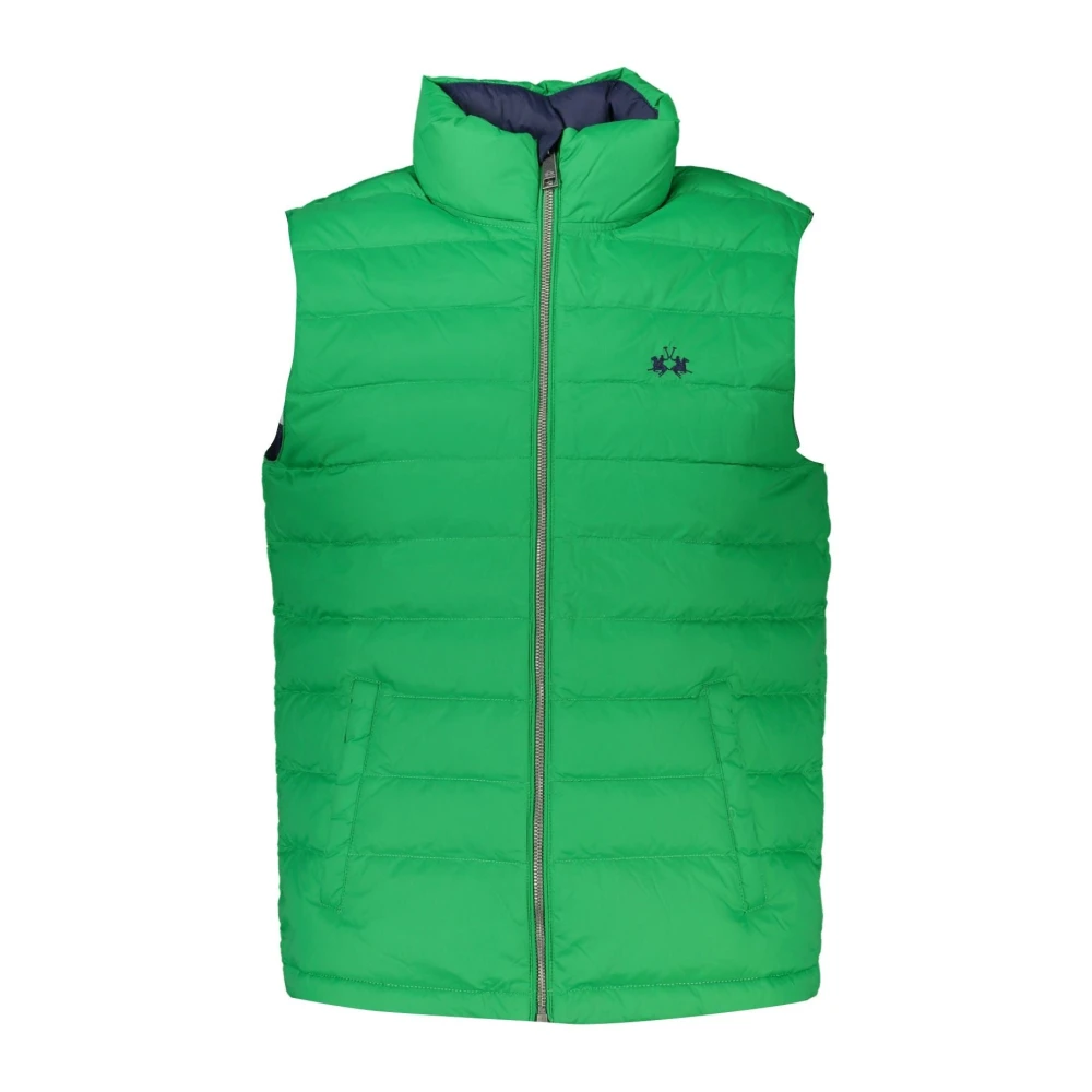 LA MARTINA Groene Herenvest met Borduurwerk Green Heren