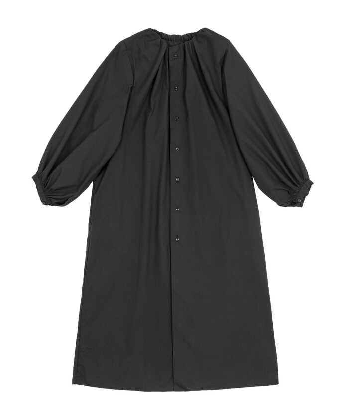 puff-sleeve-a-line-midi-dress