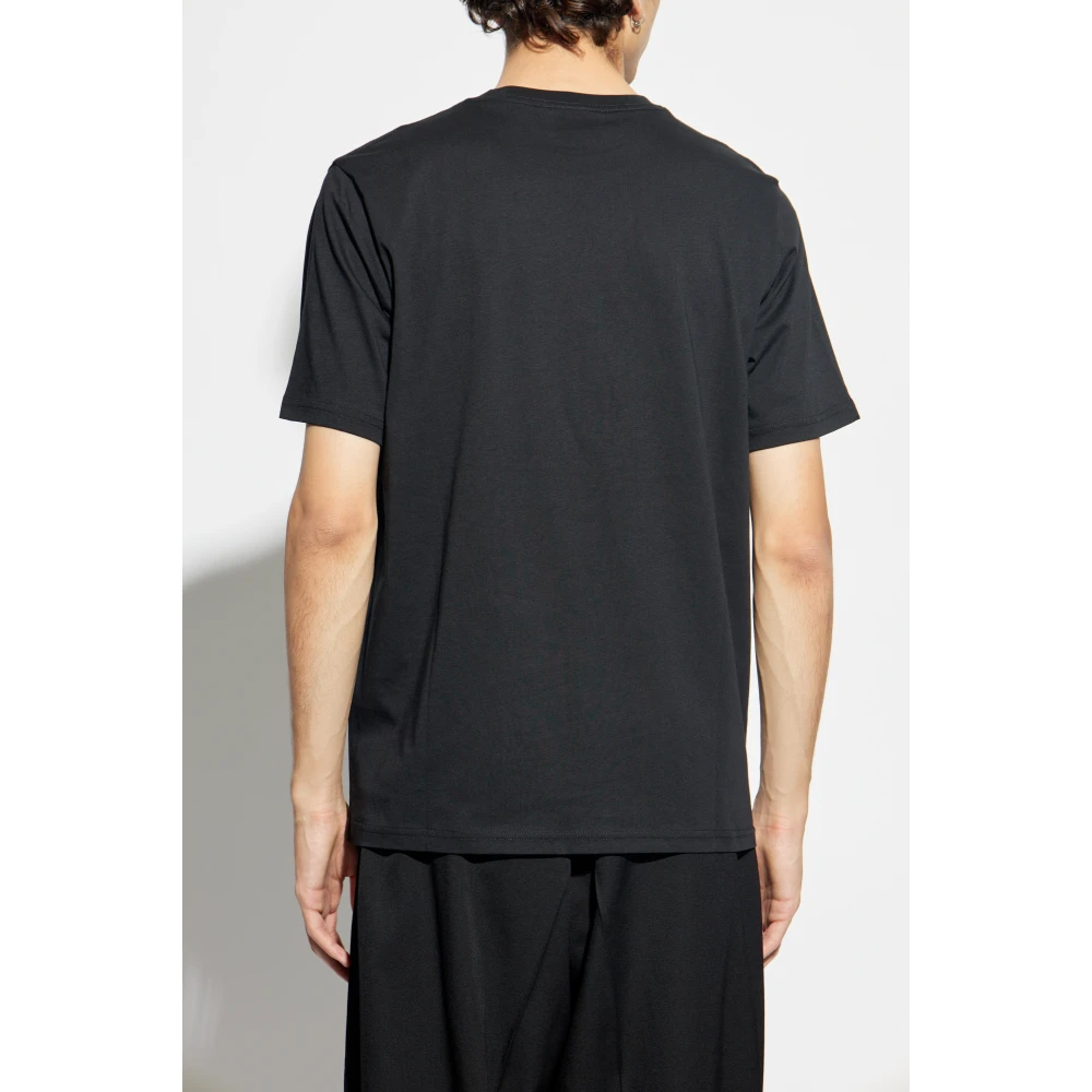 PS By Paul Smith Bedrukt T-shirt Black Heren