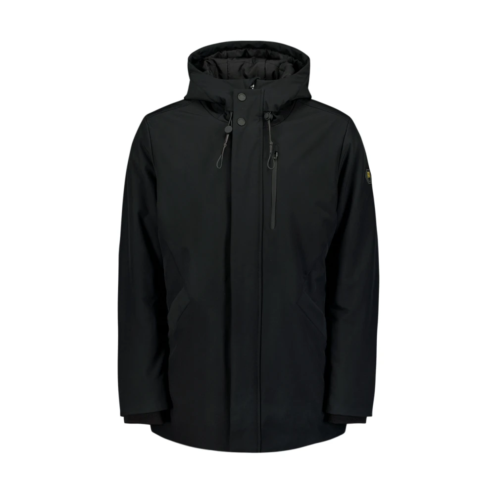 No Excess Capuchon Softshell Jas Stijlvol Functioneel Black Heren