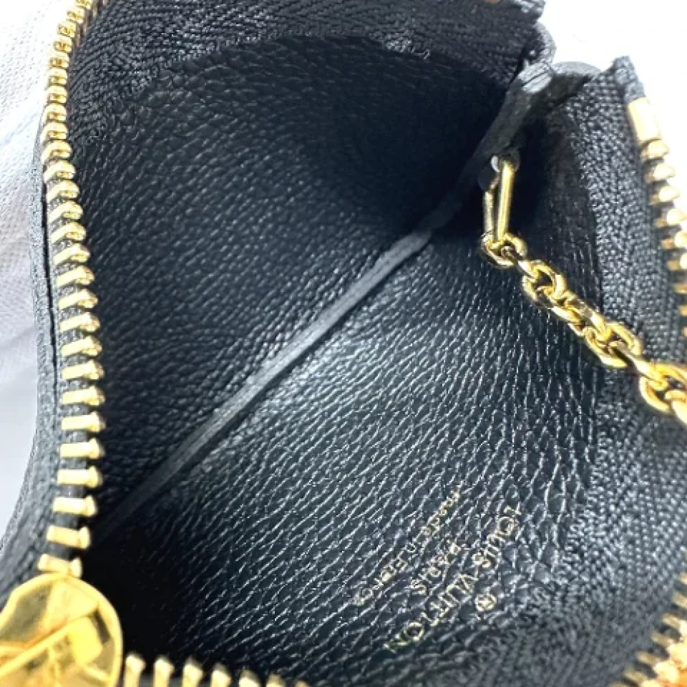 Louis Vuitton Vintage Pre-owned Leather wallets Black Dames