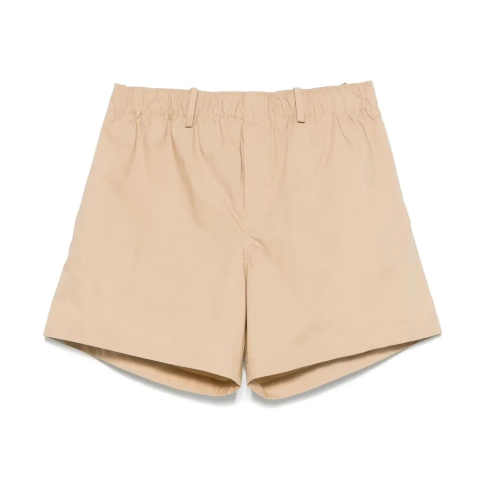 N21 Stiliga Bermuda Shorts Beige, Dam