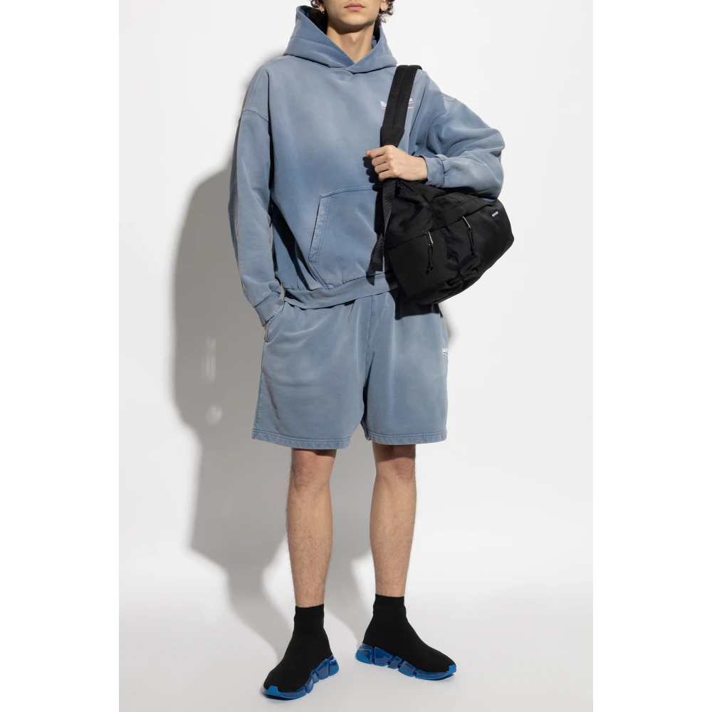 Balenciaga Zweetshorts Blue Heren