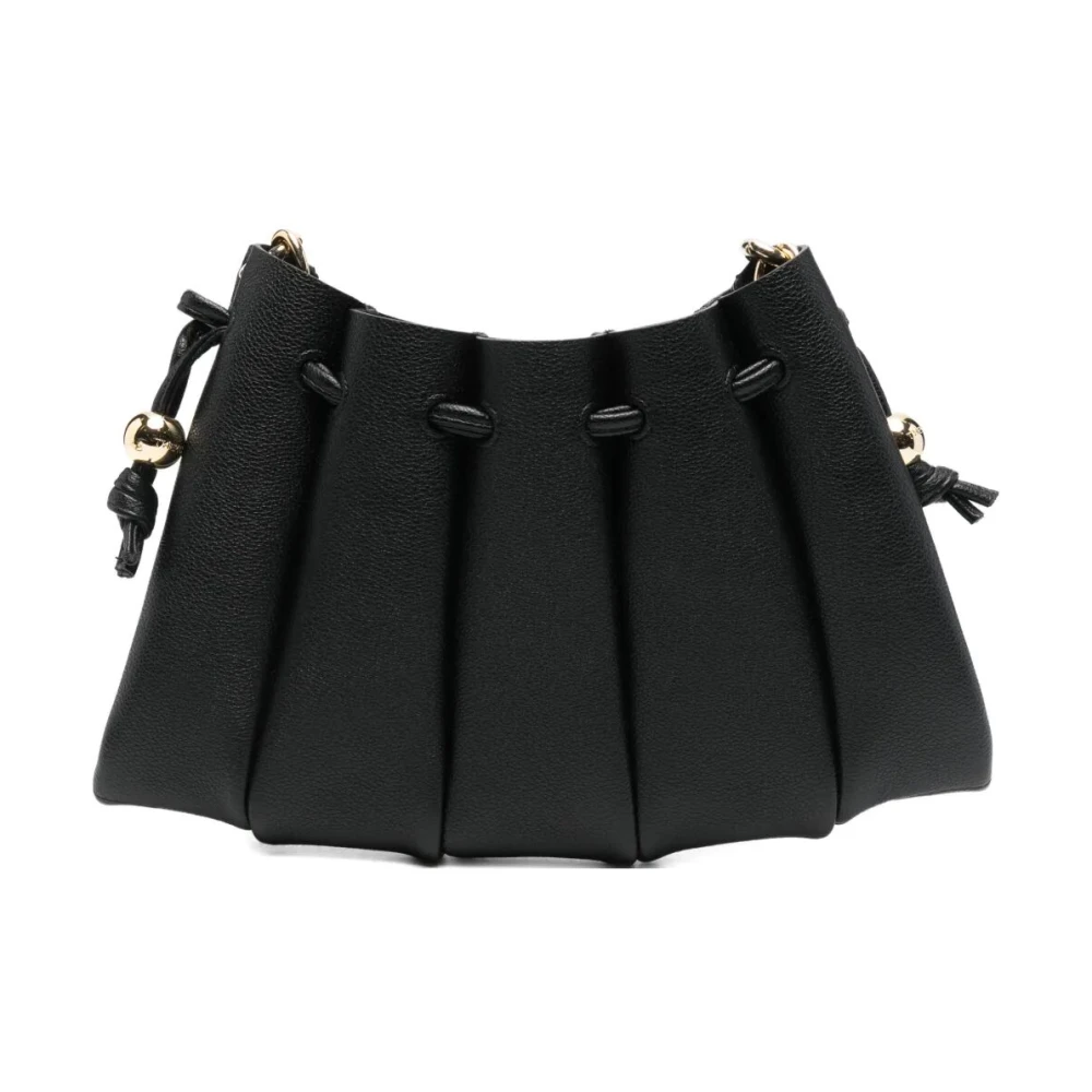 Themoirè Women's Black Dafne Clutch Bag