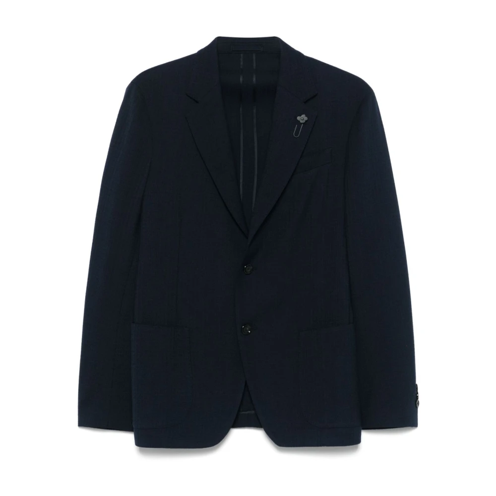 Lardini Blauwe Knoopjas met Zakken Blue Heren