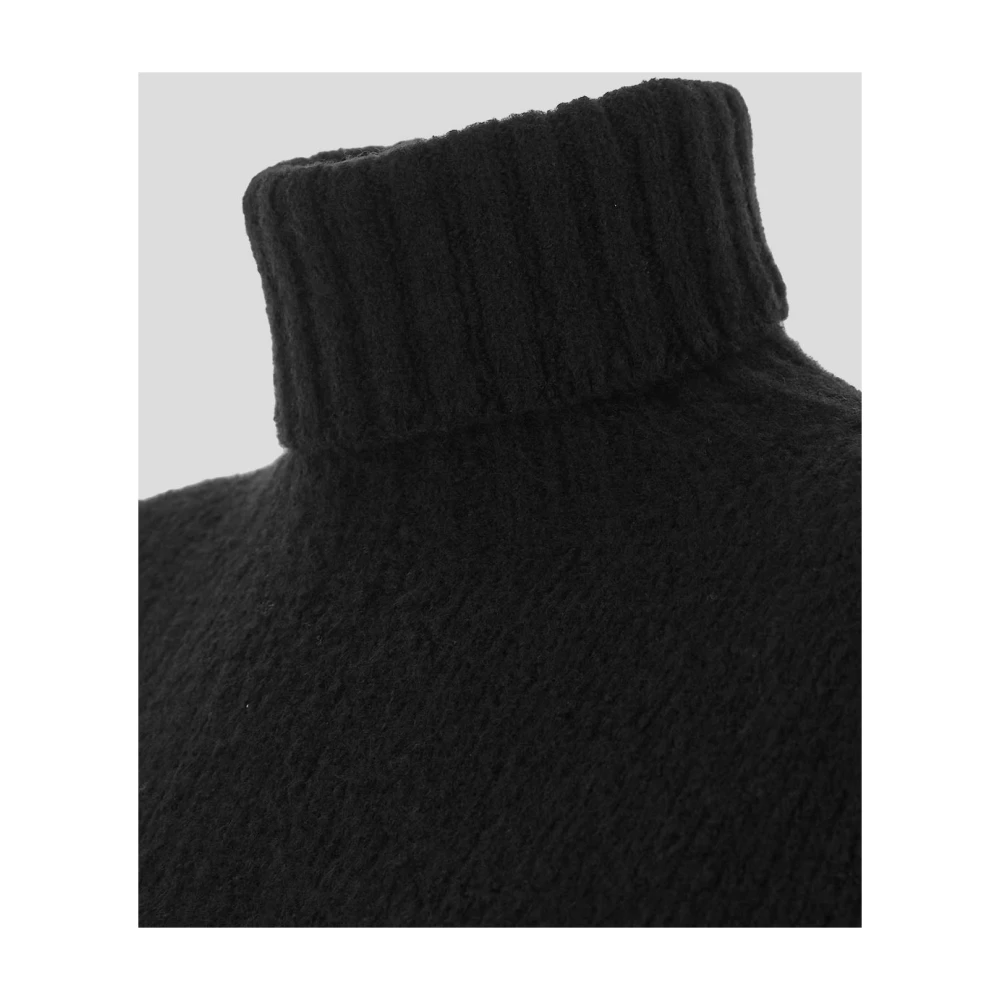 Gentryportofino Wollen Turtlenecks Gebreide kleding Black Dames