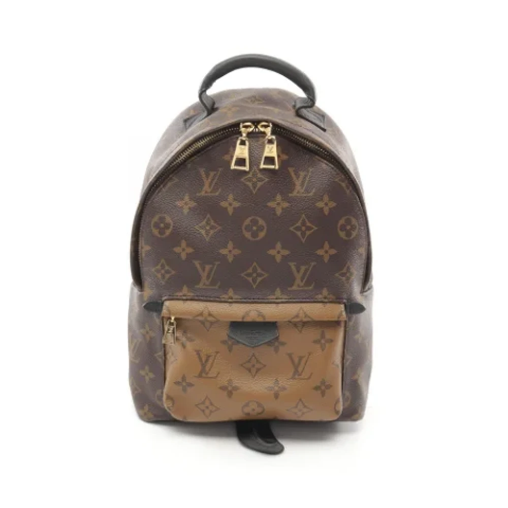 Louis Vuitton Vintage Pre-owned Canvas backpacks Brown Dames