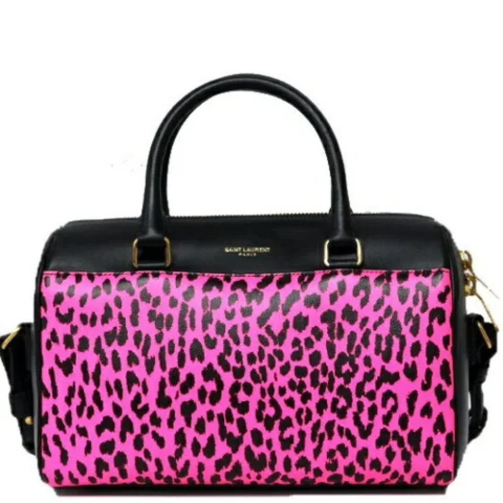 Yves Saint Laurent Vintage Pre-owned Fabric shoulder-bags Pink Dames