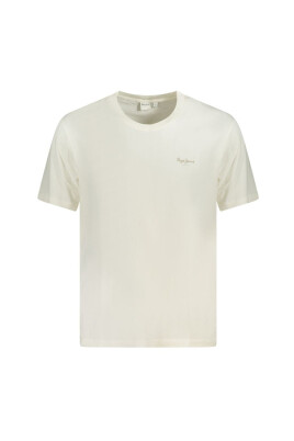 vit-bomull-logo-print-t-shirt