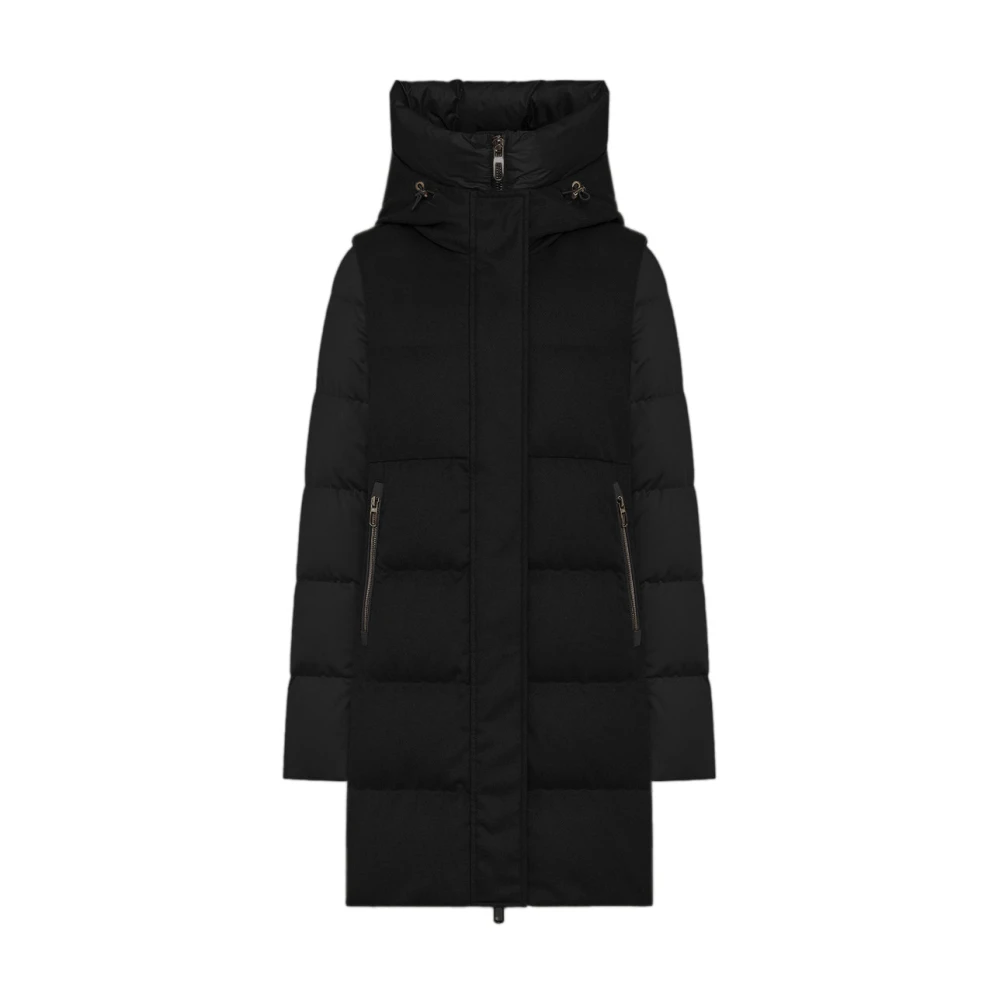 Duno Stijlvolle Jas voor Mannen Black Dames